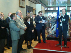 Il Presidente del Consiglio regionale Clodovaldo Ruffato con Franco Murer